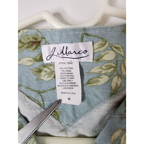 J. Marco Galleries Floral Vest womens medium - Picture 4 of 5